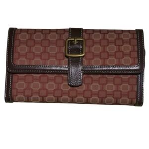 Nine West “City Signs”Trifold Geometric  Wallet